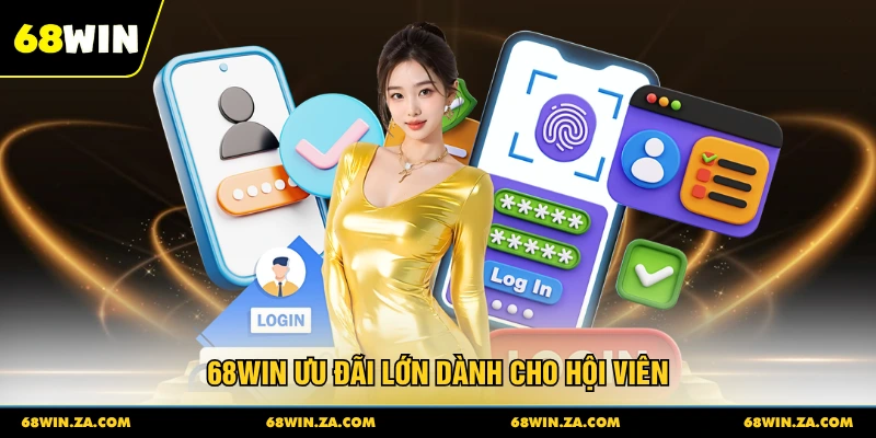 68WIN ưu đãi lớn dành cho hội viên